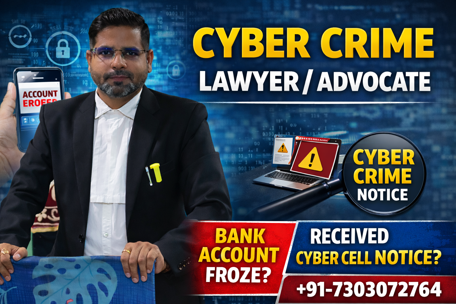 Cyber Crime Attorney Lawyer | Advocate Deepak*