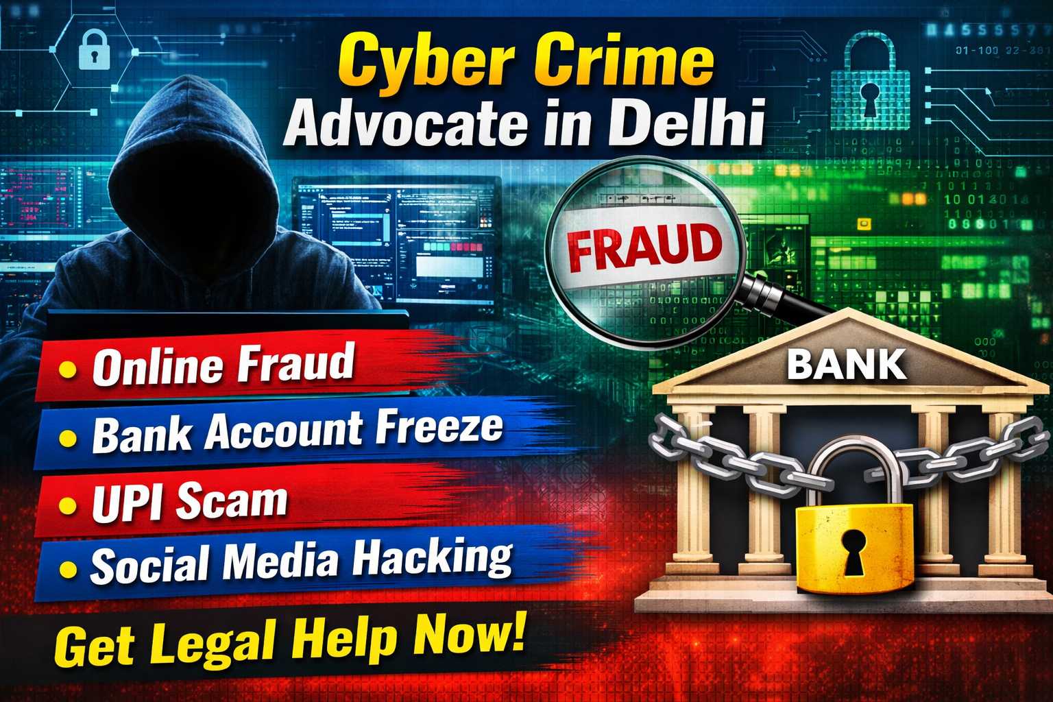 Cyber Crime Law Firm in Greater Noida | Advocate/Lawyer/Attorney